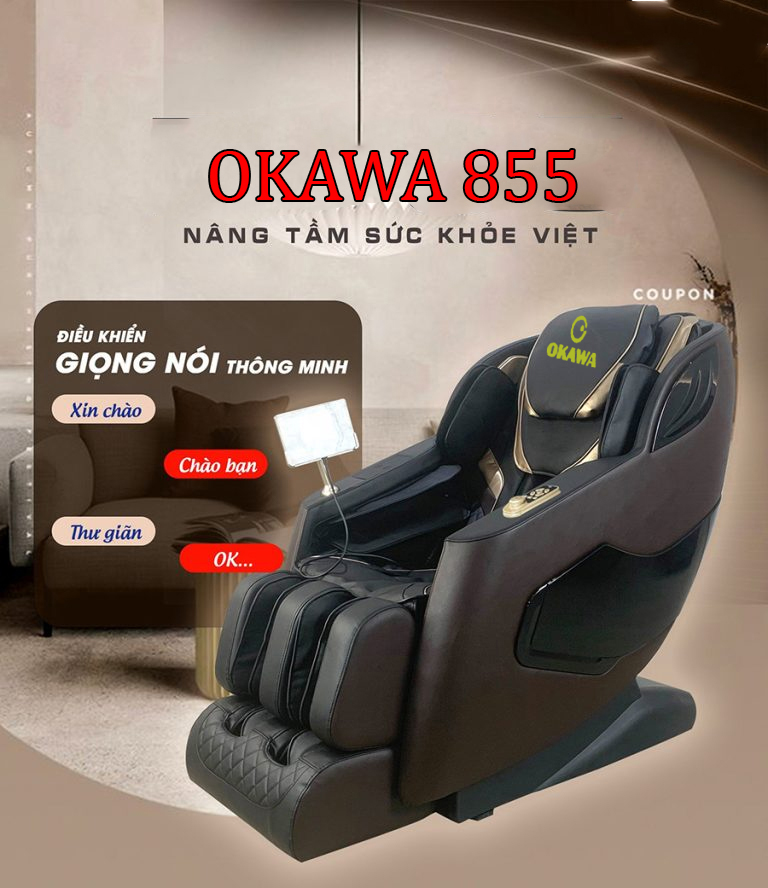 GHẾ MASSAGE OKAWA - 855
