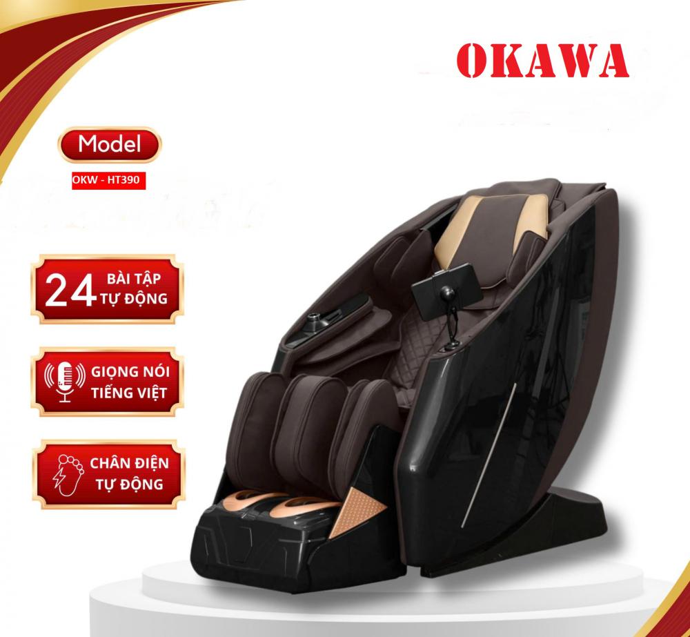 GHẾ MASSAGE OKAWA - HT390 